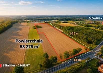 działka na sprzedaż - Stryków (gw), Bratoszewice
